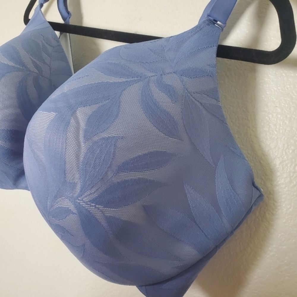 42H Cacique Lane Bryant Invisible Lace Backsmoother Balconette Underwire Bra‎ - Picture 4 of 12